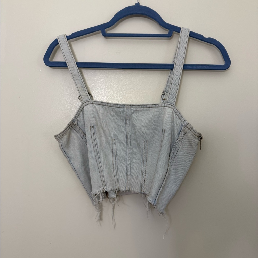 Hudson Jeans Light Blue Denim Top